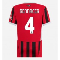 Billiga AC Milan Ismael Bennacer #4 Hemma fotbollskläder Dam 2024-25 Kortärmad